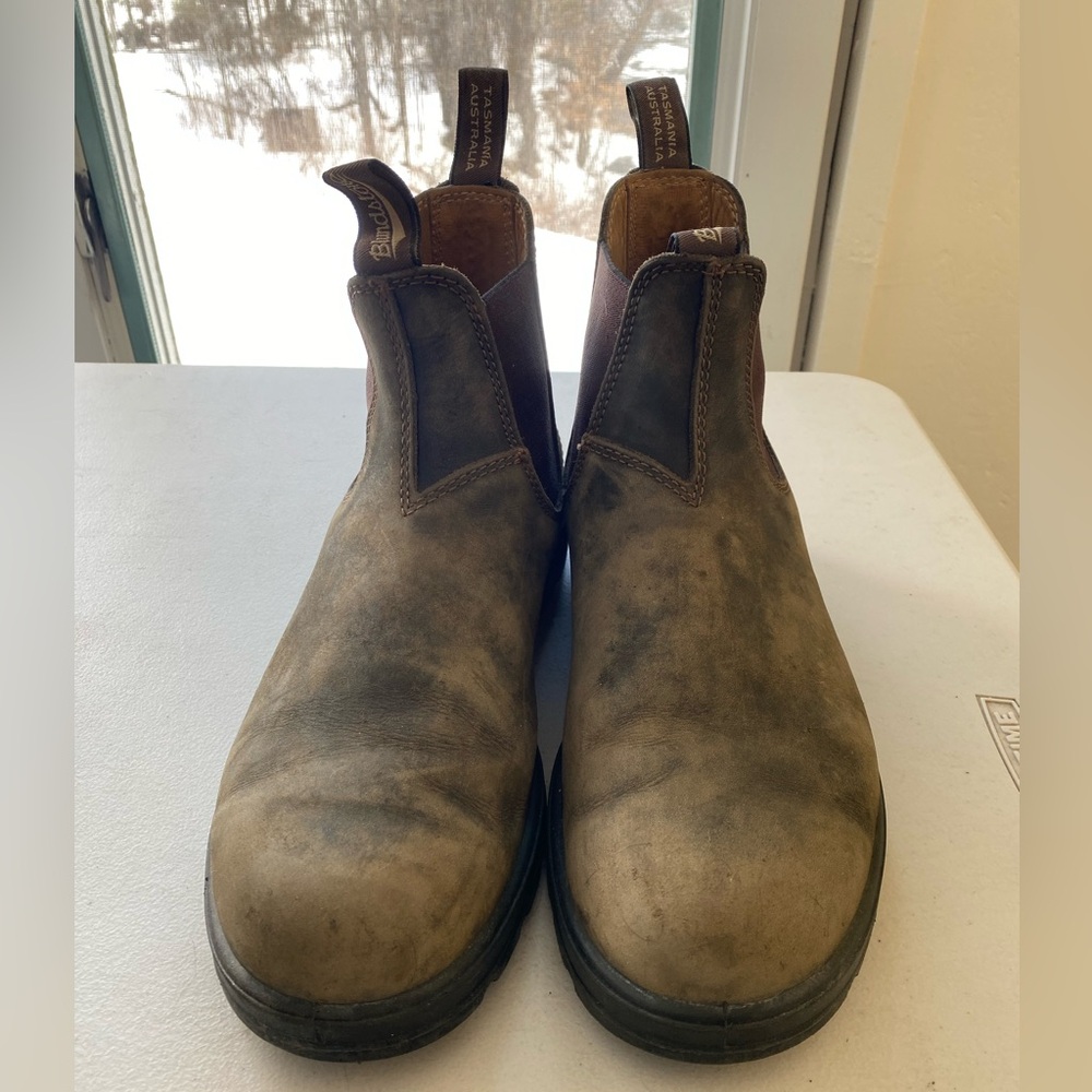 Blundstone Men's Distressed Brown Leather Boots